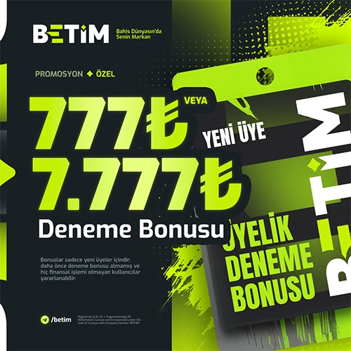 777₺ & 7777₺ Deneme Bonusu