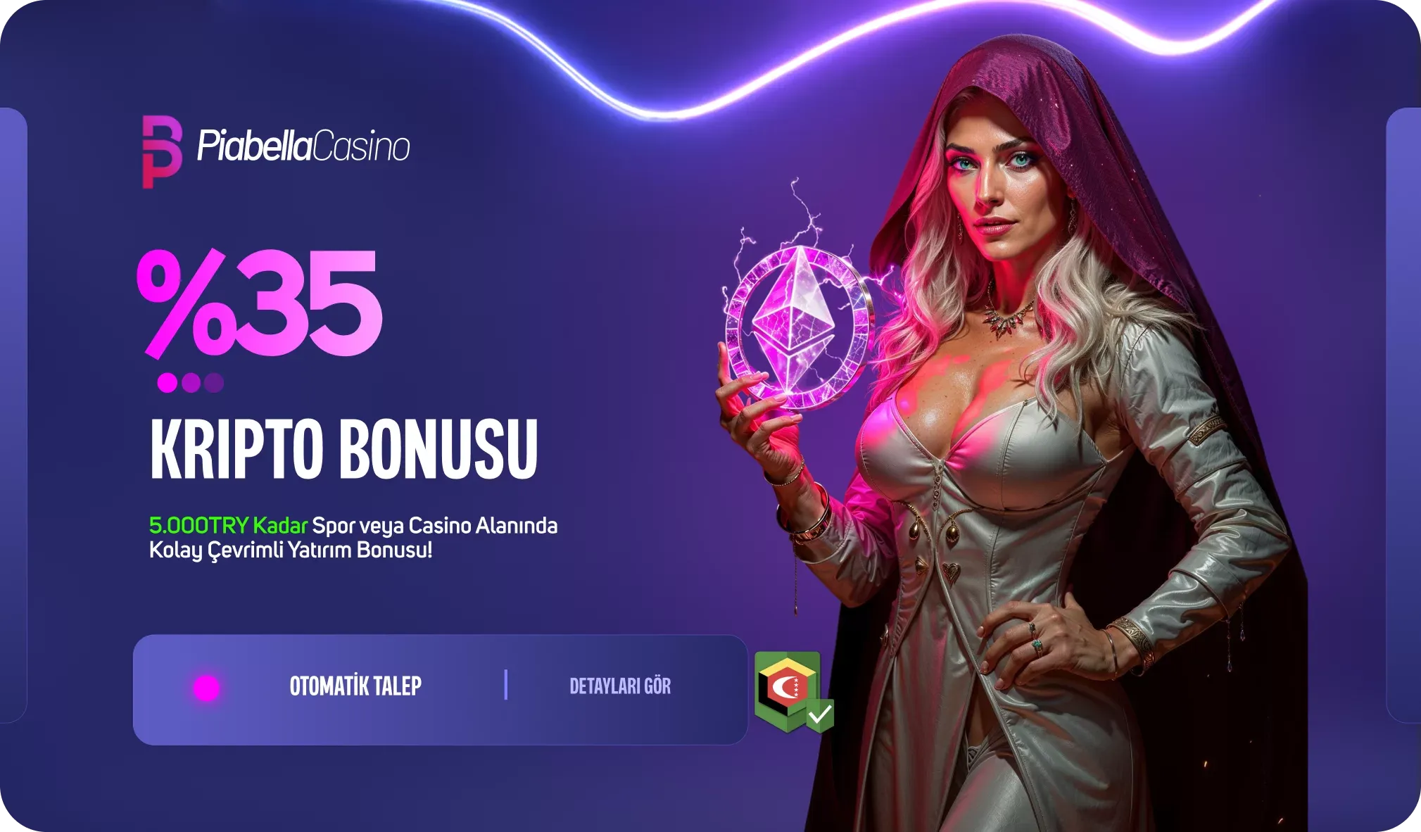 %35 Kripto Yatırım Bonusu
