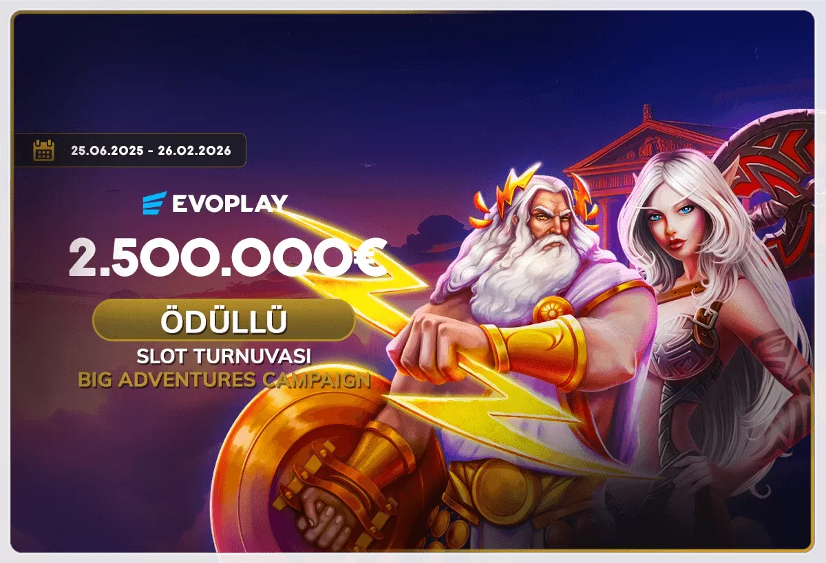 2.500.000 € Ödüllü Slot Turnuvası