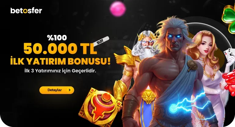 %100 50.000 Tl Hoş Geldin Bonusu