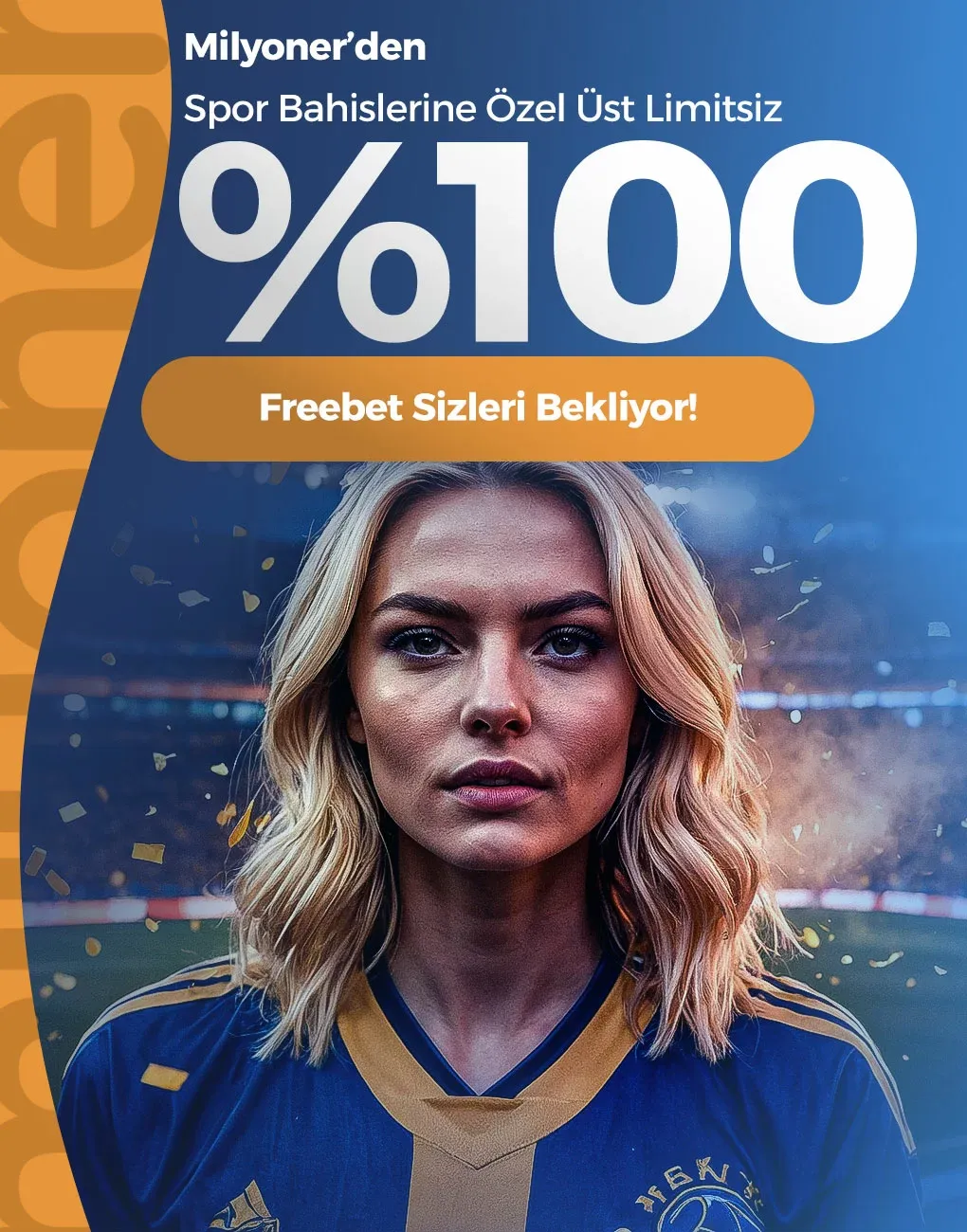 Spor Bahislerine Özel %100 Üst Limitsiz Freebet