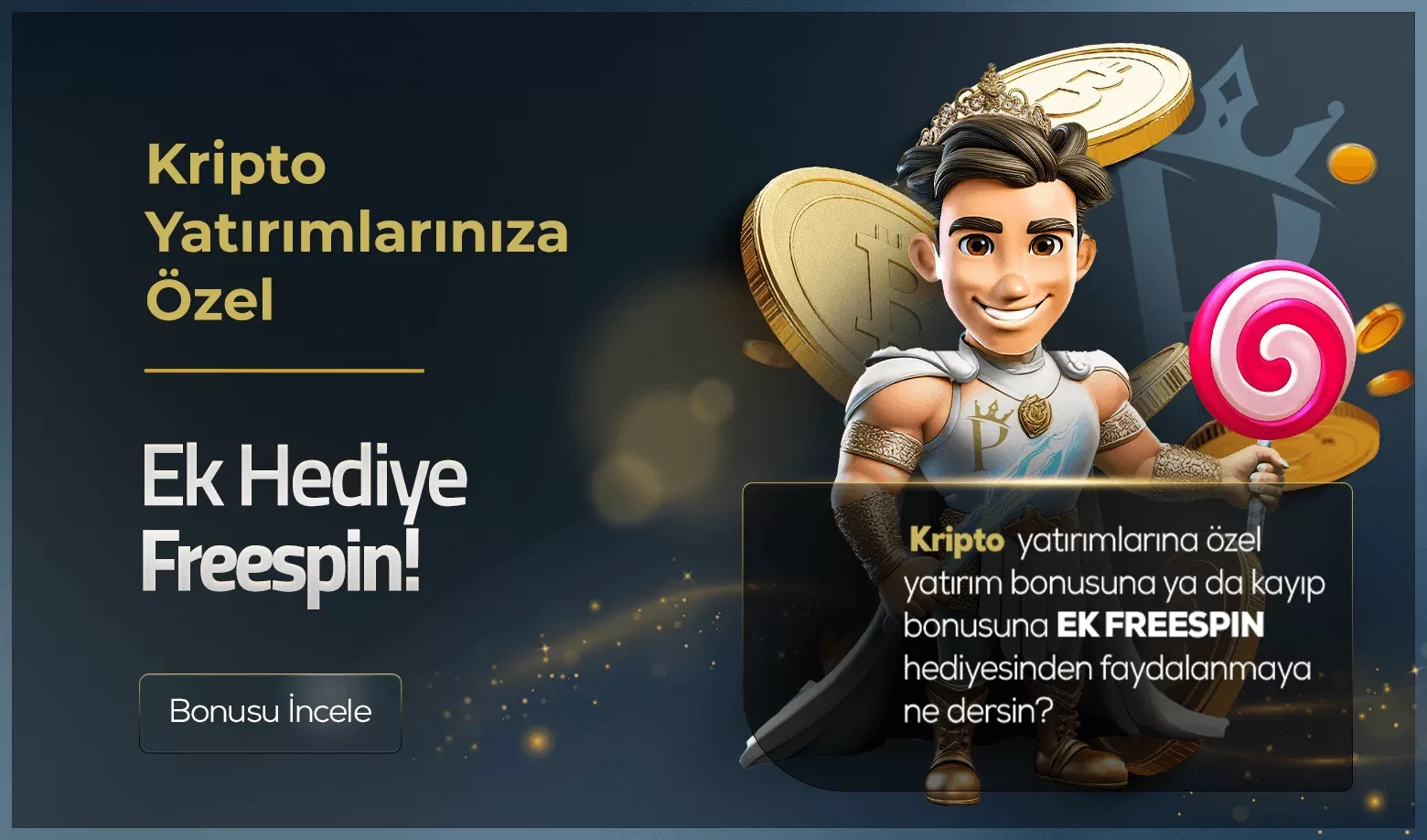 Kripto Yatırımlara Ek Freespin Kampanyası