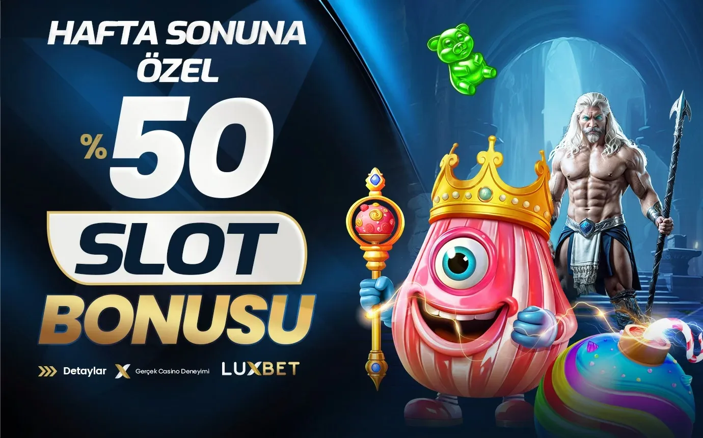 Hafta Sonuna Özel %50 Slot Bonusu