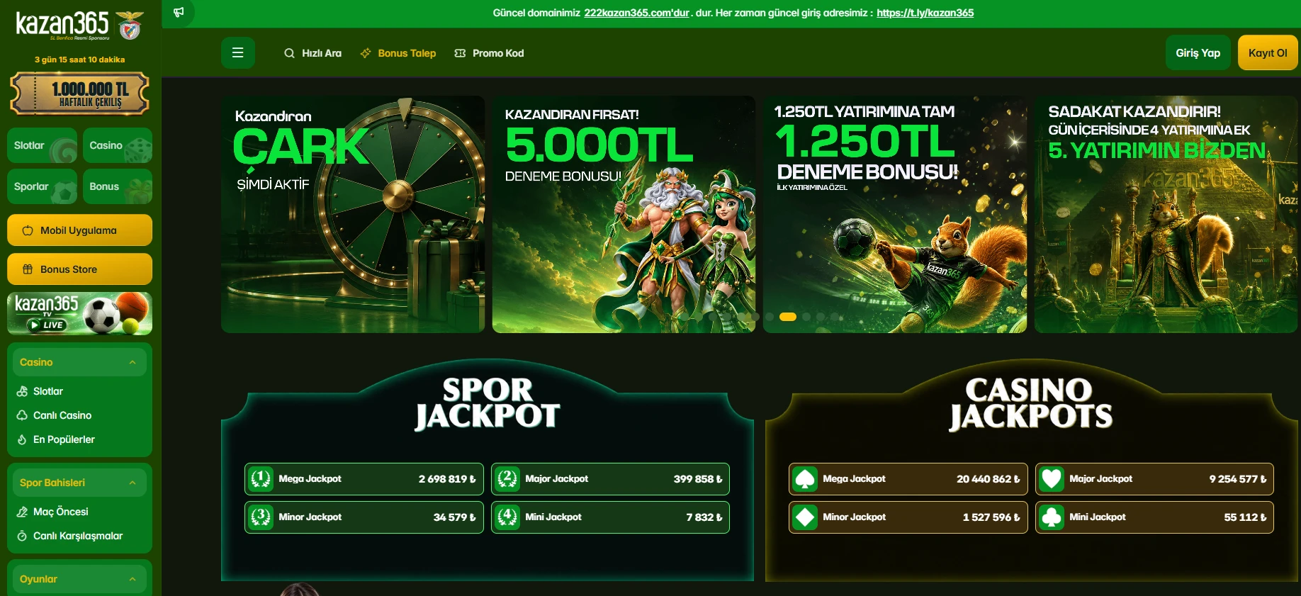 Kazan365 Bonus