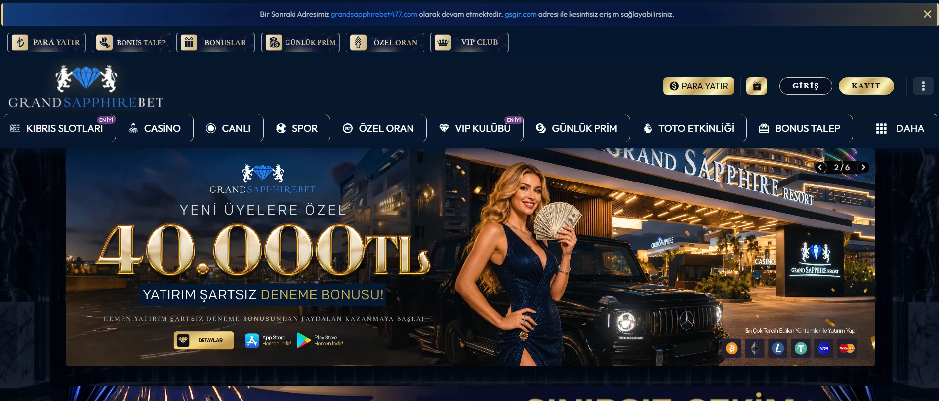 GrandSapphireBet Aktif Detay